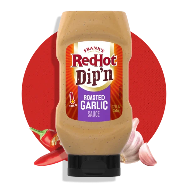 Frank's RedHot® Roasted Garlic Dip'N Sauce, 12 fl oz