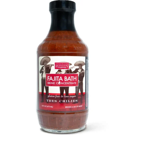 Sweetwater Spice Tres Chilies Fajita Bath Brine Concentrate