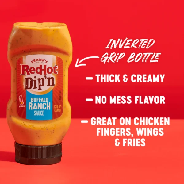 Frank's RedHot® Buffalo Ranch Dip'N Sauce, 12 fl oz